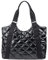 HunterBee Große gesteppte Nylon-Tragetasche für Damen, Puffy Puffer Cloud Dumpling Geldbörse, gepolsterte Polsterung, Schulterhandtasche für Damen, wasserdichte geraffte Taschen