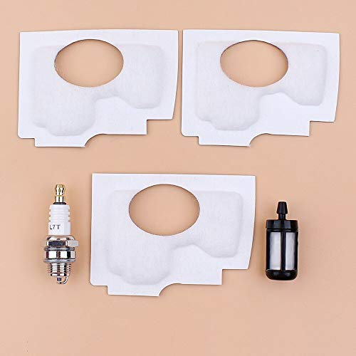 Luxuypon Filtro Aria Candela Kit di Riparazione Misura per STIHL MS170 017 MS 170 Motosega Benzina Seghe Sostituzione