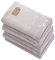 PandaHome Handtuch Set aus Baumwolle - 6 Badetücher - 100% Baumwolle Towel, Schnelltrocknend Weich Saugstark 500 g/m² (Beige)