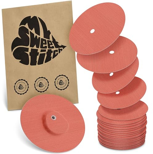 MySweetStitch - 25 x Dexcom G7 Pflaster mit Belüftungsloch, Außen Ø 65mm, Innen Ø 4mm, hautfreundlich, wasserfest, atmungsaktiv, Made in Germany, Coral