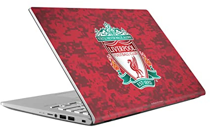Head Case Designs Officially Licensed Liverpool Football Club Crest Red Camouflage Art Vinyl Sticker Skin Decal Cover Compatible With Asus Vivobook 14 X409FA-EK555T
