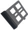 TECKEEN Console Replacement SD Card Slot, SD Card Slot Cover Holder Frame Spare Repairing Part for Nintendo NEW 3DS XL/LL