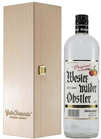 Birkenhof Westerwälder Obstler mit Geschenk-HK