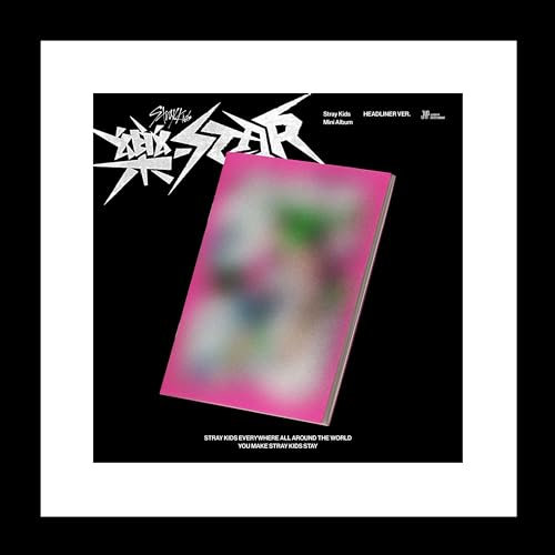 Stray Kids 樂-STAR ROCK-STAR 8th Mini Album CD+Contents+Photocard+Tracking Sealed SKZ (HEADLINER Version)