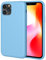 aaaioe Silicone Case for iPhone 11 Pro,Soft Ultra Slim Protective Shockproof Liquid Silicone Phone Case with Drop Protection Corners,Anti-Scratch Microfiber Lining，5.8 inch-Chrysanthemum blue