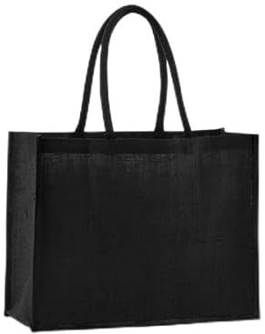 Natural Starched Jute Classic Shopper Einkaufstasche