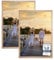 CABBEL 2x Bilderrahmen 50x70 cm Mokka Rahmen 2-Pack | Dokumentenrahmen, Collage, Poster | MDF Holz-Posterrahmen Acrylglas | Picture Frame, Puzzlerahmen, Bilder, Fotorahmen zum Aufhängen