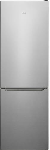 AEG 5000 Series Freestanding Fridge Freezer, ORC5S331EX, 186 cm ColdSense LowFrost Technology, 232/107 Litres Cooling/Freezer Capacity, 186x595x650 mm, Led Light, Electronic Control, Safety Glass