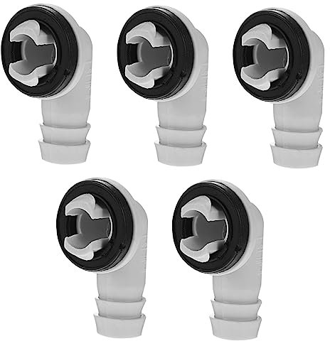 Mikinona Exquisiter Winkelgelenksatz für den Ablauf einer Klimaanlage. 90-Grad-Ablaufadapter mit 15 mm Durchmesser. Geeignet für Mini-Split- und Fenster-Klimaanlagen.