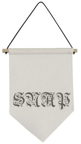 Fingeraktion Gothic Leinwand-Flagge zum Aufhängen, Wandkunst, Dekor-Banner