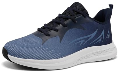 Jawixu Hallenschuhe Herren Turnschuhe Damen Laufschuhe Sportschuhe Sneaker Blau 40EU