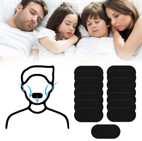 Nozibye Mouth Tape, Mundpflaster Schlafen für den Schlaf - 15 Stück Probierpackung Mouth Tape for Sleeping