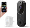 BoilNano 1080P Video Doorbell Camera Wireless, Cloud Storage, Live View, 2-Way Talk, Night Vision, Included Ring Chime, 2.4Ghz WiFi, Real-Time Alert for Indoor/Outdoor Surveillance (Silver)
