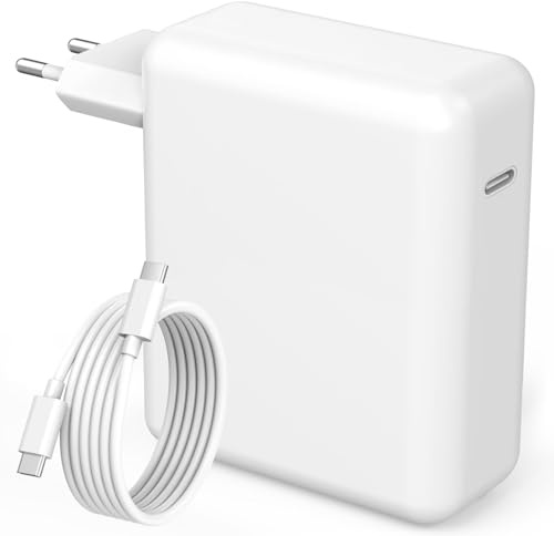 96W USB C Ladegerät für MacBook – Kompatibel mit MacBook Pro 16/15/14/13 Zoll & Mac Book Air 2020/2019/2018, M1 M2 M3 M4, iPad und alle USB-C Geräte – Schnell netzteil, mit 2m Mac Book Ladekabel