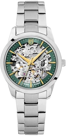 Pierre Lannier - Armbanduhr Automatic Thea - Automatic Uhrwerk - Gehäusedicke: 10.6 mm - Gehäusebreite: 35.5 mm - Edelstahl - 5 ATM