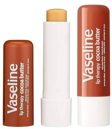 Vaseline Lip Therapy Stick COCOA BUTTER – 2 × 4.8g – Moisturising Protection for Dry Lips