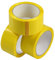Triplast 48 mm x 66 m, a basso rumore imballaggio nastro, colore: giallo (Confezione da 6)