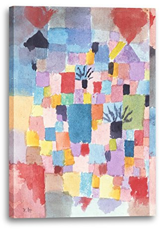 Printed Paintings Leinwand (60x80cm): Paul Klee - Südliche Gärten (1919)