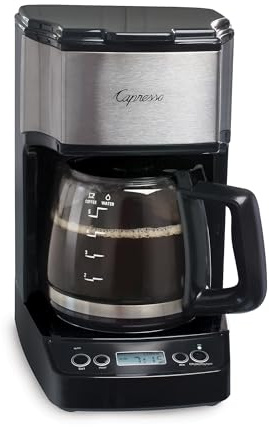 Cafetera de 5 tazas de café sin goteo