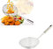 Strainer Skimmer Stainless Steel Spider Strainer Ladle for Pasta Spaghetti Noodles and Frying in Kitchen 12 Inches Bowl