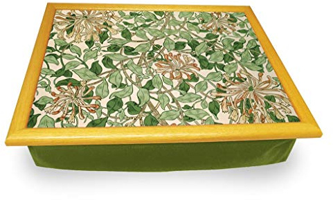 William Morris Knietablett mit Geißblatt-Motiv