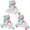 CROXER 3in1 Inline Skates Triskates Rollschuhe Inliner für Kinder Mädchen Jungen verstellbar (Inez, 30-33 (17,5cm-20,5cm))