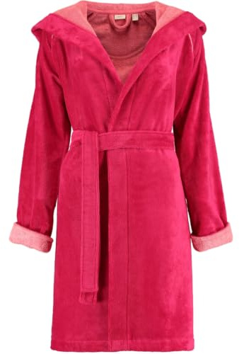 ESPRIT Bademantel aus Velours , Raspberry , XS