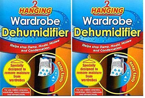 2 X 2 x Hanging Wardrobe Dehumidifier by 151 - Helps Stop Damp