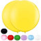 DIWULI Gelbe Luftballons XXL - Luftballons Groß, XXL Luftballon 2 Stk, Riesen Luftballons XXL Ballon, Große Luftballons Riesenluftballon, Luftballon zum Befüllen Geburtstag Hochzeit Party Dekoration