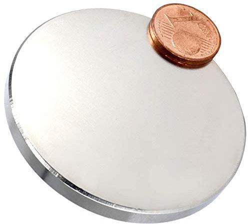 Neodym Magnet N52 Scheibe - Super Starke Magnetscheibe 50mm Durchmesser - 50x5mm Runde Neodym Magnete Sehr Stark Scheiben Rund Flach 25 KG