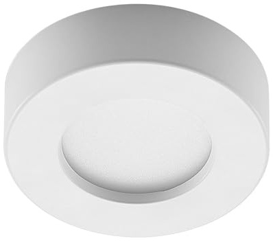PRIOS LED Deckenleuchte Edwina (Modern) in Weiß aus Aluminium (1 flammig,) - Lampe Deckenlampe Badezimmerleuchte