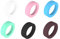 FSSTUD 6 Pcs 70MM Silicone Protective Cup Mat Water Bottle Sleeve Bottle Bottom Cover Flask Protector Non Slip Cup Coasters for Flask Mug Cup