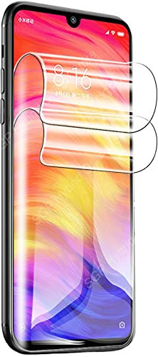 Snailcanfly películas de hidrogel 2 pcs para Xiaomi Redmi Note 7 / Note7 Pro 6.3 Protectores de pantalla de TPU de película transparente flexible suave A prueba de explosiones NO vidrio templado