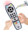 KOESMG Baby Realistic TV Fernbedienung Spiel mit Licht und Ton, Upgrade einstellbare Lautsprecher, Frühe pädagogische Musikspiele mit 3-Sprache, Geschenk Spiel für 3+ Monate Jungen oder Mädchen