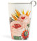 Tea Forte Jubilee KATI Steeping Cup, Ceramic Tea Infuser Cup with Lid & Stainless Steel Loose Leaf Tea Infuser