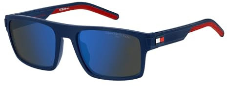 Tommy Unisex Th 1977/s Sunglasses, FLL/ZS Matte Blue, 55