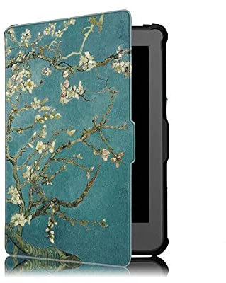 Kobo N249 Coque de protection souple en cuir PU pour Kobo Clara HD 6 version 2018 Modèle N249 Mise en veille/réveil automatique en TPU (XH)