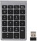 Agatige Clavier Numérique sans Fil Bluetooth, 22 Touches, Clavier Numérique Portable sans Fil Bluetooth, Extensions De Pavé Numérique pour Ordinateur Portable Surface Pro, Tablettes Windows(Gris Fer)