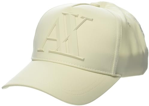 Emporio Armani Herren Baseballmütze mit Ax-Logo Baseballkappe, Fog, Einheitsgröße