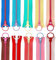 Cerniere in resina, chiusura lampo colorate, 10 pezzi, con anello Quoit, 10 colori, per sartoria, cucito, artigianato, vestiti (20 cm)