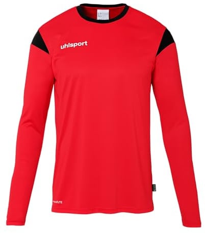 uhlsport Unisex Squad 27 Langarm Trikot, Rot/Schwarz, 164 EU