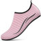 RUOMU Scarpe Scoglio Donna Scarpette per Scogli Scarpe per Mare Water Shoes Antiscivolo Scarpe Spiaggia Scarpe Acquatiche per Sport Acquatici Parco Acquatico.(Rosa Chiaro,36 EU)