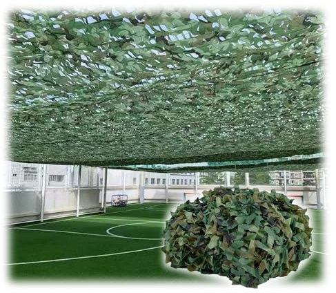 Jungle Filet De Camouflag Net Filet Militaire, 3x3 4x3 5x3 6x3 8x3, Couverture Filet Camouflage Chasse, Toile D'ombrage pour Camping, Voile D'ombrage Pergola Filet de Camo Auvents Jardin(3x6m=9.8x19.7
