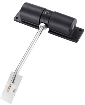 ZoRHac Automatische Türschließer, Türschließer, leiser, Verstellbarer automatischer Türschließer for Zuhause, Garage, Schuppen, Gartentürschließer, montierter Doppelfeder-Türöffner (