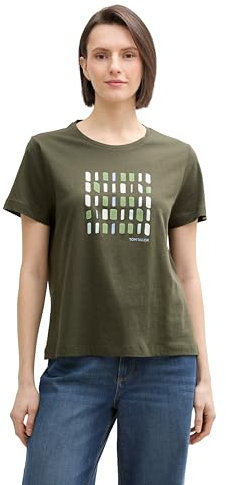 TOM TAILOR Loose Fit Sweatshirt mit Streifenmuster, beige Offwhite Regular Stripe, L