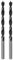 HARFINGTON 2pcs Brad Point Drill Bits 4mm(10/64) Dia Straight Steel Round Shank Drill Metric Brad Point 1.6 Drilling Depth Spiral Twist Drill Bits for Carpenter Woodworking Plastic Rubber