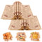 CYEER 200 Blatt 38x28CM Backpapier Zeitungsoptik, Käsepapier Backpapier Zuschnitte Butterbrotpapier Antihaft Bienenwachstücher Burger Papier für Pizza, Burger, Sandwich, Brot, Fleisch