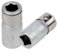Schraubendreherhalter-Adapter, 2er-Set, konvertiert 1/4-Zoll-Vierkantantrieb auf Sechskantschaft