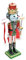 Perfeclan Nussknacker-Figur „König der Mäuse“, Skulptur, Sammlerstück, Nussknacker aus Holz, Weihnachtsdekoration für die Szenengestaltung, Geburtstag,