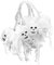 VICASKY 1Set LED Halloween Skull String Lights Creative Spooky Decorative Lamps for Parties Festivals and Home Decor Battery Operated Lighting Modes